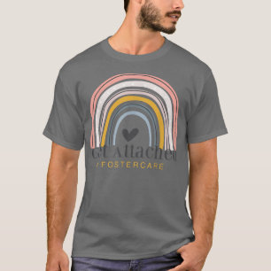 Camiseta Adopción de arcoiris para padres que cuidan de niñ