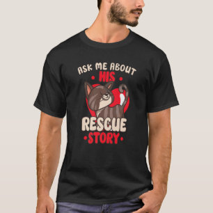 Camiseta Adopción de gato para el rescate de los derechos d