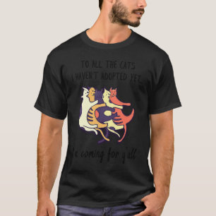 Camiseta Adopción de Gatos  Rescate de Animales Dulces Adop