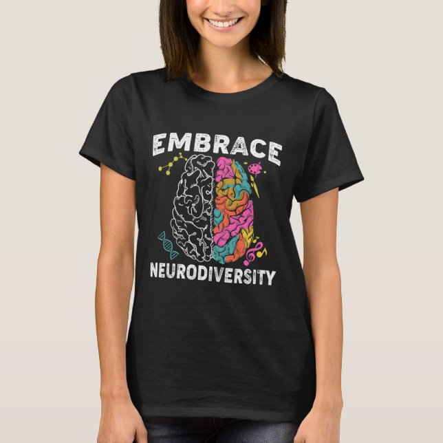 Camiseta Adopción de la Neurodiversidad TDAH Autism Awarene (Anverso)