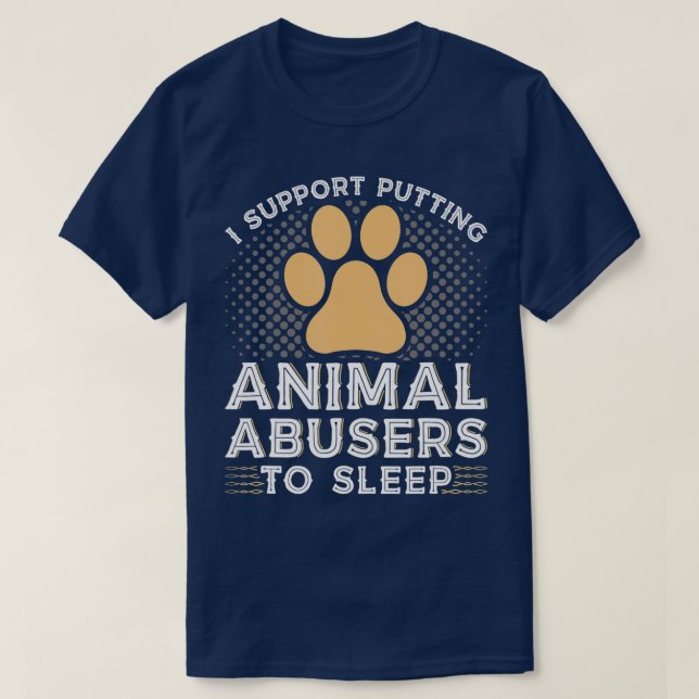 Camiseta Adopción de Mascota de rescate animal, alto al abu (Diseño del anverso)