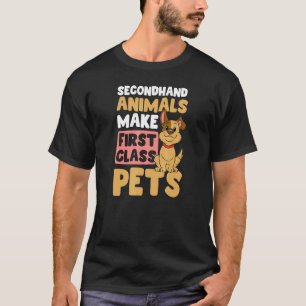 Camiseta Adopción de perro de amigos de primera clase de an