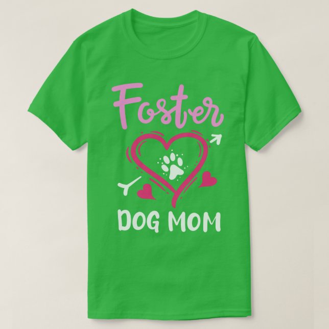 Camiseta Adopción De Perro De Madera De Perro De Foster (Diseño del anverso)