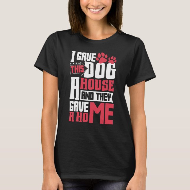 Camiseta Adopción De Perro Rescate De Los Derechos De Los A (Anverso)