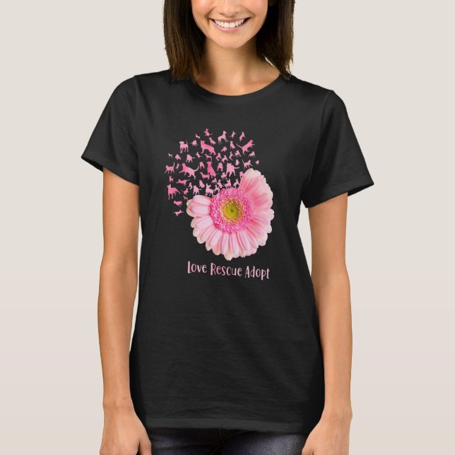 Camiseta Adopción de Rescate de Amor (Anverso)