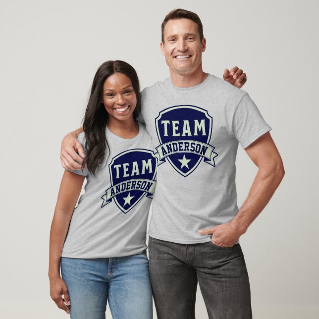 Camiseta Adopción del nombre "Equipo oficial" Nombre del pa (Unisexo)