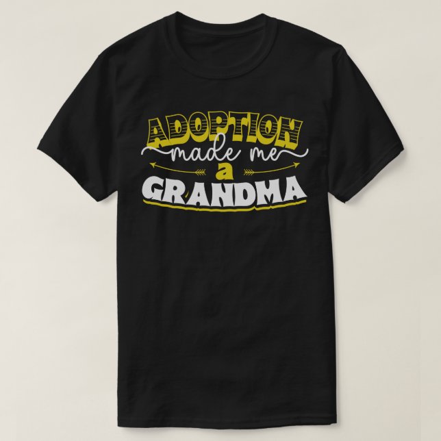 Camiseta Adopción Finalmente Abuela Adoptiva (Diseño del anverso)
