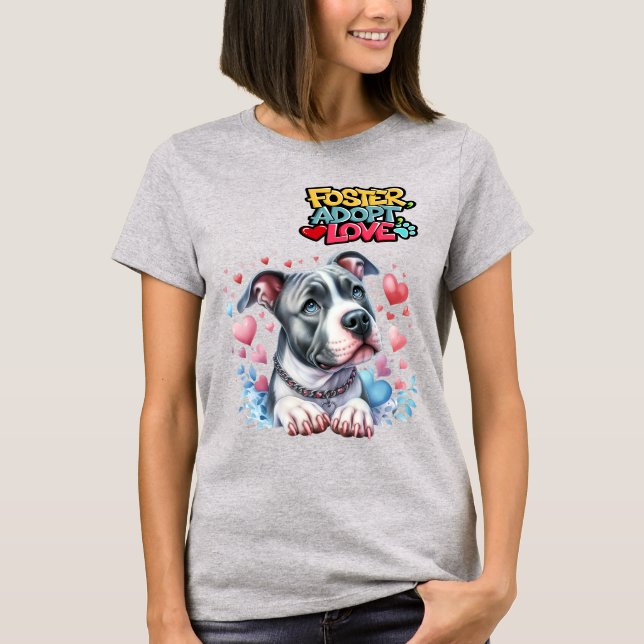 Camiseta Adopción mascota (Anverso)