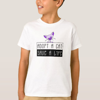 Camiseta Adopt A Cat Save A Life