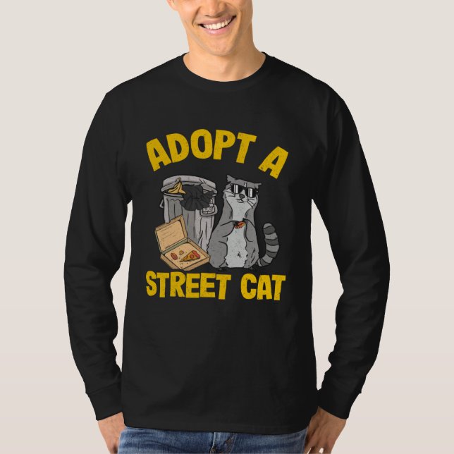 Camiseta Adopt A Street Cat Raccoon 5 (Anverso)