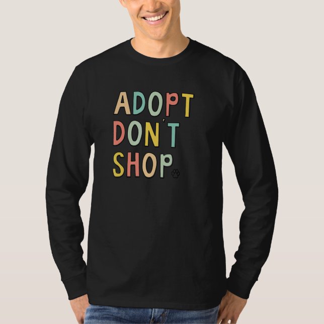 Camiseta Adopt Don't Shop (Anverso)