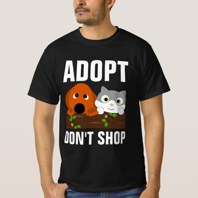 Camiseta ADOPT DON'T SHOP T-Shirts (Anverso)