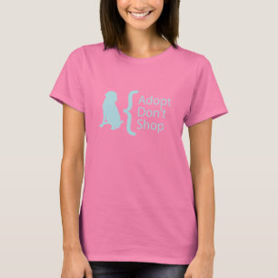 Camiseta Adopt no hace compras