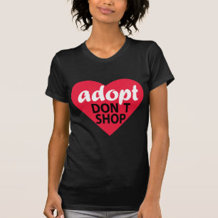 Camiseta Adopt no hace compras