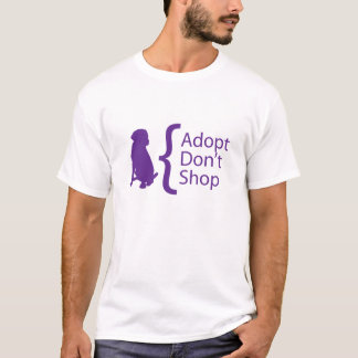 Camiseta Adopt no hace compras