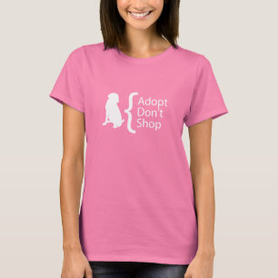 Camiseta Adopt no hace compras