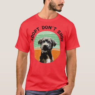 Camiseta Adopta a los perros no compradores de perros amant
