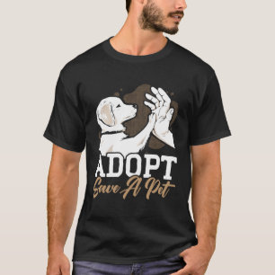 Camiseta Adopta A Salvar A Un Mascota Activista Por Los Der