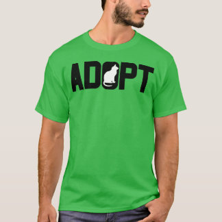 Camiseta Adopta Adopta animales retro