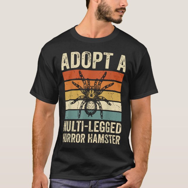 Camiseta Adopta un Horror de Múltiples Patas (Anverso)