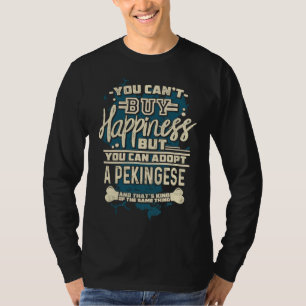 Camiseta Adopta un perro de rescate de raza Pekín