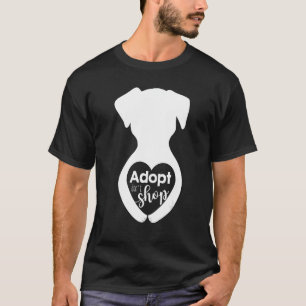 Camiseta Adopta un refugio de perros para perros de Mascota