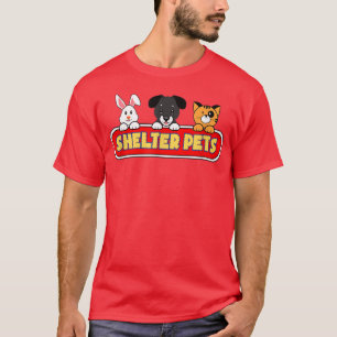 Camiseta Adoptan Mascotas de refugio para perros y rescates