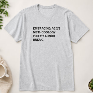 Camiseta Adoptando la Metodología Ágil para Mi Descanso par