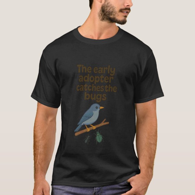 Camiseta Adoptante Temprano Atrapa los Errores (Anverso)