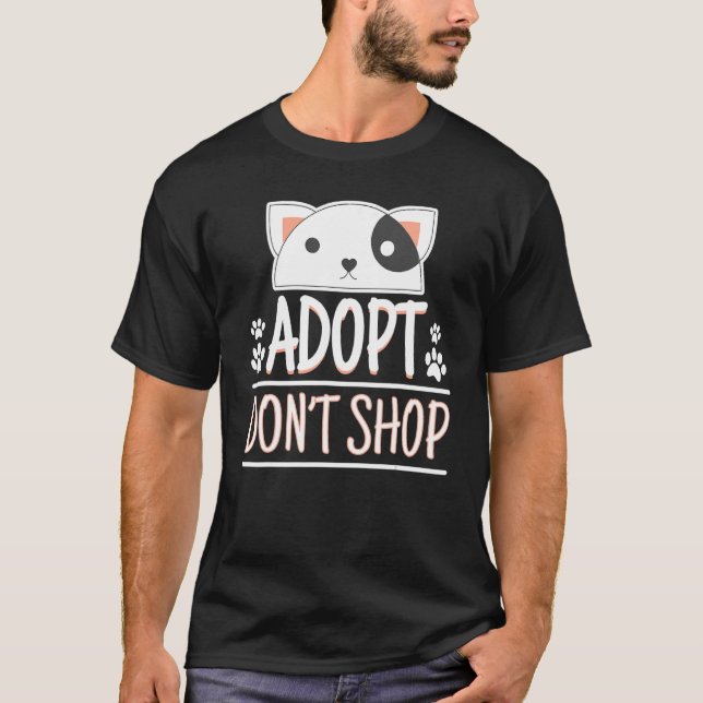 Camiseta Adoptar a los cuidadores de toma de conciencia del (Anverso)