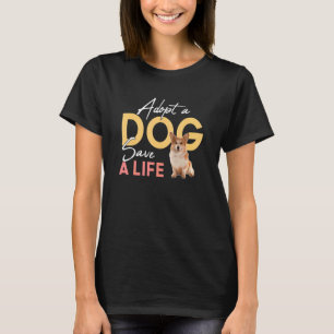 Camiseta Adoptar A Un Perro Salvar A Un Pembroke Welsh Corg