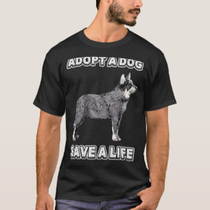 Camiseta Adoptar A Un Perro Salvar A Un Rescatista Animal O