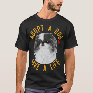 Camiseta Adoptar A Un Perro Salvar A Una China Japonesa De
