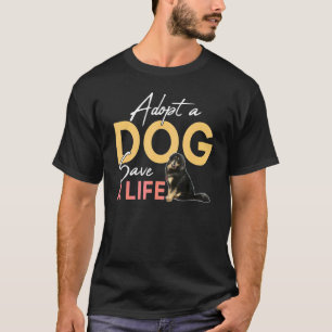 Camiseta Adoptar A Un Perro Salvar Una Mastiff Tibetana De 