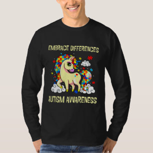 Camiseta Adoptar diferencias Autism Awareness Unicorn