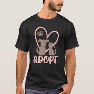 Camiseta Adoptar Dueño de Mascota Rescatada Rescatar Mamá o