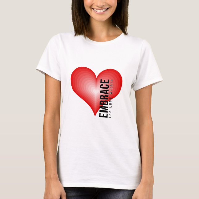 Camiseta Adoptar el amor dentro (Anverso)