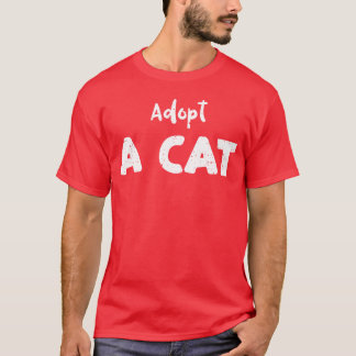 Camiseta Adoptar gatos