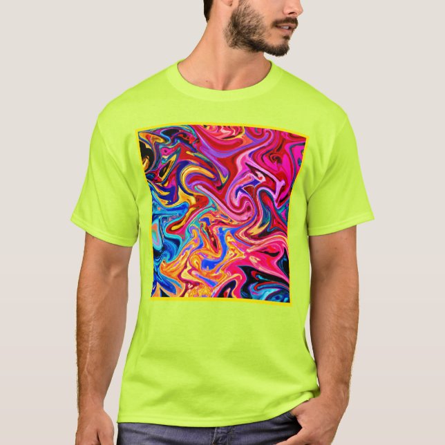Camiseta Adoptar la abstracción para el impacto visual (Anverso)