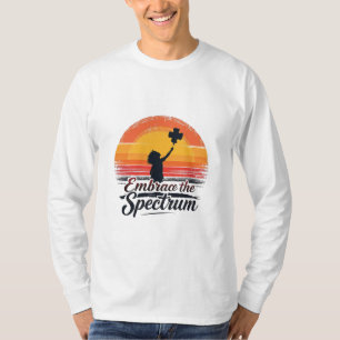 Camiseta Adoptar la conciencia sobre el autismo del espectr