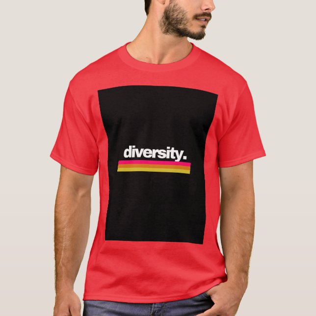 Camiseta Adoptar la diversidad (Anverso)