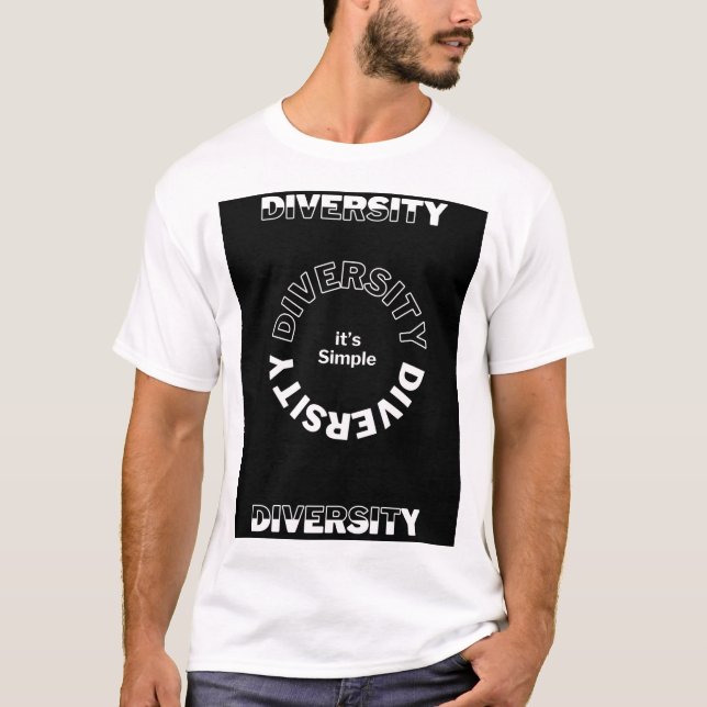 Camiseta Adoptar la diversidad (Anverso)