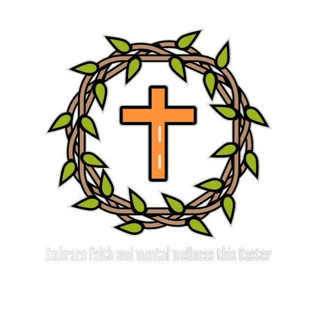 Camiseta Adoptar la fe y el bienestar mental esta Pascua (Subido por el creador)