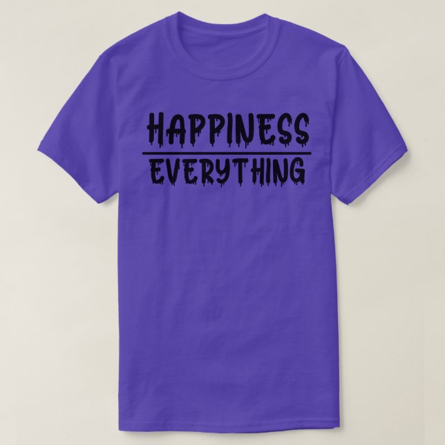 Camiseta Adoptar la felicidad sobre todo (Diseño del anverso)