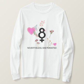 Camiseta Adoptar la igualdad feliz Día de la Mujer para la 