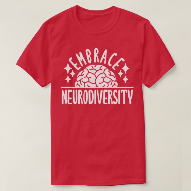 Camiseta Adoptar la neurodiversidad Autismo Sensibilización (Diseño del anverso)