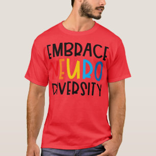 Camiseta Adoptar la Neurodiversidad El autismo del TDAH ASD