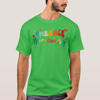Camiseta Adoptar la Neurodiversidad Profesora Niños Autismo