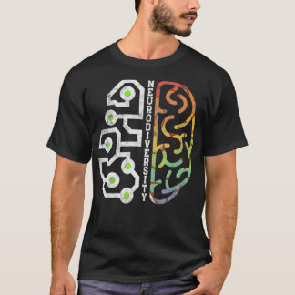Camiseta Adoptar Neurodiversidad Autismo cerebral Concienci
