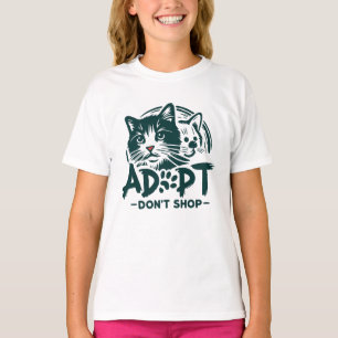 Camiseta Adoptar no comprar 1
